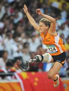 8 September 2008; Holland's Annette Roozen, who finished in 2nd place, during the Women's Long Jump - F42 Final. Beijing Paralympic Games 2008, Women's Long Jump - F42 Final, National Stadium, Olympic Green, Beijing, China. Picture credit: Brian Lawless / SPORTSFILE