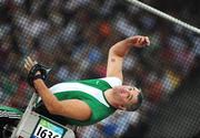 8 September 2008; Garrett Culliton, from Clonaslee, Co. Laois, watches his throw during the Men's Discus Throw - F33/34/52 Final. Garrett finished in 5th position overall with a distance of 17.79m setting a new Irish record. Beijing Paralympic Games 2008, Men's Shot Putt Final F32, National Stadium, Olympic Green, Beijing, China. Picture credit: Brian Lawless / SPORTSFILE