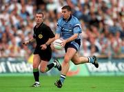 12 August 2000; Johnny Magee of Dublin during the Bank of Ireland Leinster Senior Football Championship Final replay match between Dublin and Kildare at Croke Park in Dublin. Photo by Brendan Moran/Sportsfile
