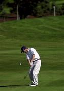 20 August 2000; Andrew Beal plays his second shot to the 18th green during the Buzzgolf.com North West of Ireland Open Golf Championship at Slieve Russell Golf Club in Cavan. Photo by Matt Browne/Sportsfile