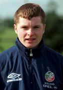 2 April 2000; Robbie McGuinness of Republic of Ireland poses for a portrait prior to U18 Squad Training at the AUL Sports Complex in Dublin. Photo by David Maher/Sportsfile
