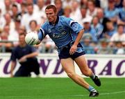 12 August 2000; Peadar Andrews of Dublin during the Bank of Ireland Leinster Senior Football Championship Final replay match between Dublin and Kildare at Croke Park in Dublin. Photo by Damien Eagers/Sportsfile
