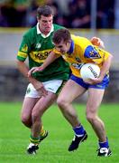 13 August 2000; Kevin Keane of Roscommon in action against Kerry during the All-Ireland Junior Football Championship Final match between Roscommon and Kerry at McDonagh Park in Nenagh, Tipperary. Photo by Damien Eagers/Sportsfile