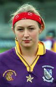 12 August 2000; Lennie Houlihan of Wexford prior to the All-Ireland Senior Camogie Championship Semi-Final match between Cork and Wexford at Parnell Park in Dublin. Photo by David Maher/Sportsfile