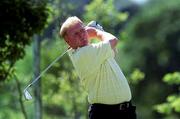 20 August 2000; Jim Carvill watches his tee shot on the 16th tee box during the Buzzgolf.com North West of Ireland Open Golf Championship at Slieve Russell Golf Club in Cavan. Photo by Matt Browne/Sportsfile