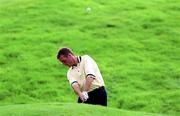 20 August 2000; David Higgins chips onto the 6th green during the Buzzgolf.com North West of Ireland Open Golf Championship at Slieve Russell Golf Club in Cavan. Photo by Matt Browne/Sportsfile