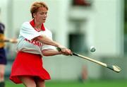 12 August 2000; Linda Mellerick of Cork during the All-Ireland Senior Camogie Championship Semi-Final match between Cork and Wexford at Parnell Park in Dublin. Photo by David Maher/Sportsfile