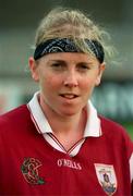 12 August 2000; Ann Broderick of Galway prior to the All-Ireland Senior Camogie Championship Semi-Final match between Tipperary and Galway at Parnell Park in Dublin. Photo by David Maher/Sportsfile