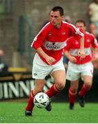 13 August 2000; Stephen Napier of Cork City during the eircom League Premier Division match between Cork City and St Patrick's Athletic at Turners Cross in Cork. Photo by Brendan Moran/Sportsfile