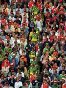 20 August 2000; Kerry and Armagh fans take their seats prior to the Bank of Ireland All-Ireland Senior Football Championship Semi-Final match between Kerry and Armagh at Croke Park in Dublin. Photo by Damien Eagers/Sportsfile