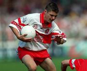 20 August 2000; Gavin Donaghy of Derry during the All-Ireland Minor Football Championship Semi-Final match between Cork and Derry at Croke Park in Dublin. Photo by Damien Eagers/Sportsfile