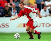 5 August 2000; Shane Harte of St Patrick's Athletic during the pre-season friendly match between St Patrick's Athletic and Blackburn Rovers at Richmond Park in Dublin. Photo by David Maher/Sportsfile