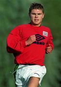 22 August 2000; Kevin Grogan of UCD during squad training at Belfield Park in Dublin. Photo by Matt Browne/Sportsfile