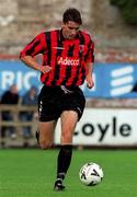 27 August 2000; Shaun Maher of Bohemians during the Eircom League Premier Division match between UCD and Bohemians at Belfield Park in Dublin. Photo by David Maher/Sportsfile