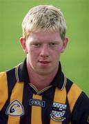 28 August 2000; Michael Hoyne poses for a portrait during Kilkenny Senior Hurling Squad Training and Press Conference at Nowlan Park in Kilkenny. Photo by David Maher/Sportsfile