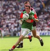27 August 2000; Dwayne Flynn of Mayo during the All-Ireland Minor Football Championship Semi-Final match between Mayo and Westmeath at Croke Park in Dublin. Photo by John Mahon/Sportsfile