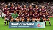 27 August 2000; The Galway team prior to the Bank of Ireland All-Ireland Senior Football Championship Semi-Final match between Galway and Kildare at Croke Park in Dublin. Photo by Matt Browne/Sportsfile