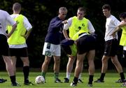 31 August 2000; Manager Mick McCarthy during Republic of Ireland Squad Training at the Sport Park Riekershaven in Amsterdam, Netherlands. Photo by David Maher/Sportsfile