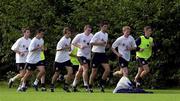 31 August 2000; The Republic of Ireland team during squad training at the Sport Park Riekershaven in Amsterdam, Netherlands. Photo by Matt Browne/Sportsfile