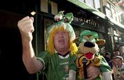 1 September 2000; Republic of Ireland supporter Malachy Gormley from Donegal in Amsterdam, Netherlands. Photo by Matt Browne/Sportsfile