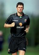 30 August 2000; Niall Quinn during Republic of Ireland Squad Training at the AUL Sports Complex in Clonshaugh, Dublin. Photo by David Maher/Sportsfile