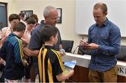 4 July 2015; Kilkenny great Tommy Walsh signs autographs at today’s Bord Gáis Energy Legends Tour at Croke Park, where he relived some of most memorable moments from his playing career. All Bord Gáis Energy Legends Tours include a trip to the GAA Museum, which is home to many exclusive exhibits, including the official GAA Hall of Fame. For booking and ticket information about the GAA legends for this summer’s tours visit www.crokepark.ie/gaa-museum. Croke Park, Dublin.  Picture credit: Brendan Moran / SPORTSFILE