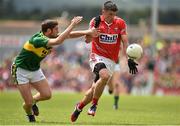 5 July 2015; Barry O’Driscoll, Cork, in action against Killian Young, Kerry. Munster GAA Football Senior Championship Final, Kerry v Cork. Fitzgerald Stadium, Killarney, Co. Kerry. Picture credit: Brendan Moran / SPORTSFILE