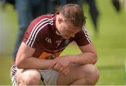 5 July 2015; Westmeath's Tommy Doyle dejected after the game. GAA Hurling All-Ireland Senior Championship, Round 1, Westmeath v Limerick. Cusack Park, Mullingar, Co. Westmeath. Picture credit: Piaras Ó Mídheach / SPORTSFILE