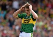 5 July 2015; Donnchadh Walsh, Kerry, reacts to a missed goal chance. Munster GAA Football Senior Championship Final, Kerry v Cork. Fitzgerald Stadium, Killarney, Co. Kerry. Picture credit: Brendan Moran / SPORTSFILE