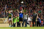 5 July 2015; Colm Cooper, Kerry, is introduced as a second half substitute. Munster GAA Football Senior Championship Final, Kerry v Cork. Fitzgerald Stadium, Killarney, Co. Kerry. Picture credit: Stephen McCarthy / SPORTSFILE
