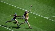 5 July 2015; Colin Fennelly, Kilkenny, in action against Johnny Coen, left, and John Hanbury, Galway. Leinster GAA Hurling Senior Championship Final, Kilkenny v Galway. Croke Park, Dublin. Picture credit: Dáire Brennan / SPORTSFILE