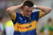 5 July 2015; Tommy Nolan,Tipperary, shows his dissapointment after the game. Electric Ireland Munster GAA Football Minor Championship Final, Kerry v Tipperary. Fitzgerald Stadium, Killarney, Co. Kerry. Picture credit: Eoin Noonan / SPORTSFILE