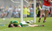 5 July 2015; Paul Geaney, Kerry, after he missed  goal chance towards the end of the game. Munster GAA Football Senior Championship Final, Kerry v Cork. Fitzgerald Stadium, Killarney, Co. Kerry. Picture credit: Eoin Noonan / SPORTSFILE