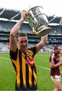 5 July 2015; Joey Holden, Kilkenny, with the Bob O'Keeffe Cup after the game. Leinster GAA Hurling Senior Championship Final, Kilkenny v Galway. Croke Park, Dublin. Picture credit: Ray McManus / SPORTSFILE