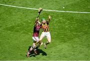 5 July 2015; Paul Murphy, Kilkenny, in action against Cathal Mannion, Galway. Leinster GAA Hurling Senior Championship Final, Kilkenny v Galway. Croke Park, Dublin. Picture credit: Dáire Brennan / SPORTSFILE