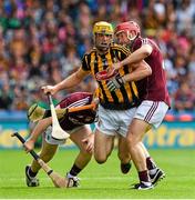 5 July 2015; Colin Fennelly, Kilkenny, in action against Paul Killeen and Niall Healy, Galway. Leinster GAA Hurling Senior Championship Final, Kilkenny v Galway. Croke Park, Dublin. Picture credit: Ray McManus / SPORTSFILE