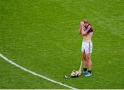 5 July 2015; A dejected Cyril Donnellan, Galway, after the game. Leinster GAA Hurling Senior Championship Final, Kilkenny v Galway. Croke Park, Dublin. Picture credit: Dáire Brennan / SPORTSFILE