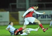 23 September 2008; Keith Fahey, St Patrick's Athletic, in action against Kevin Deery, Derry City. Setanta Cup, St Patrick's Athletic v Derry City. Richmond Park, Dublin. Picture credit: David Maher / SPORTSFILE