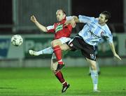 23 September 2008; Alan Kirby, St Patrick's Athletic, in action against Kevin Deery, Derry City. Setanta Cup, St Patrick's Athletic v Derry City. Richmond Park, Dublin. Picture credit: David Maher / SPORTSFILE