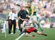 21 September 2008; Justin McMahon, Tyrone, in action against Kieran Donaghy, Kerry. GAA Football All-Ireland Senior Championship Final, Kerry v Tyrone, Croke Park, Dublin. Picture credit: Oliver McVeigh / SPORTSFILE