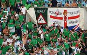 6 September 2008; A general view of Northern Ireland supportersat the game. 2010 World Cup Qualifier, Slovakia v Northern Ireland, SK Slovan Bratislava Stadium, Bratislava, Slovakia. Picture credit: Oliver McVeigh / SPORTSFILE