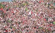21 September 2008; The Tyrone fans on Hill 16. GAA Football All-Ireland Senior Championship Final, Kerry v Tyrone, Croke Park, Dublin. Picture credit: Oliver McVeigh / SPORTSFILE