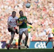 21 September 2008; Kevin Hughes, Tyrone, in action against Darragh O Se, Kerry. GAA Football All-Ireland Senior Championship Final, Kerry v Tyrone, Croke Park, Dublin. Picture credit: Oliver McVeigh / SPORTSFILE