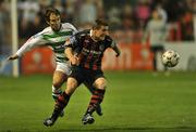 26 September 2008; Gary Deegan, Bohemians, in action against Sean O'Connor, Shamrock Rovers. eircom League Premier Division, Shamrock Rovers v Bohemians, Tolka Park, Dublin. Picture credit: David Maher / SPORTSFILE