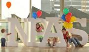 25 September 2008; The National Performing Arts School, NPAS, has moved to its new purpose built centre in the Dublin Docklands, after spending the previous fifthteen years at the Factory Studio's in Barrow St, Dublin. Pictured at the NPAS new premises are children, left to right, Andrew De La Fuente , aged 1 and half years, Romey Farrelly, aged 6, Eloise Horner, aged 5, and Gary Farrelly, aged 9, all from Dublin. Dublin Docklands, Dublin. Picture credit: David Maher / SPORTSFILE