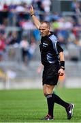 4 July 2015; Referee Conor Lane, Cork. GAA Football All-Ireland Senior Championship, Round 2A, Offaly v Kildare. O'Connor Park, Tullamore, Co. Offaly. Picture credit: Cody Glenn / SPORTSFILE