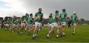 5 July 2015; The Westmeath squad warm-up before the game. GAA Hurling All-Ireland Senior Championship, Round 1, Westmeath v Limerick. Cusack Park, Mullingar, Co. Westmeath. Picture credit: Piaras Ó Mídheach / SPORTSFILE
