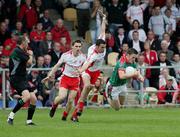 27 September 2008; Dean Gavin, Mayo, in action against Kyle Coney, Tyrone. ESB GAA Football All-Ireland Minor Championship Final Replay, Tyrone v Mayo, Pearse Park, Longford. Picture credit: Oliver McVeigh / SPORTSFILE
