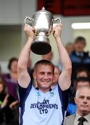 28 September 2008; Mayobridge captain Michael Walsh lifts the Frank O'Hare Cup. Down County Senior Football Final, Pairc Esler, Newry, Co. Down. Photo by Sportsfile