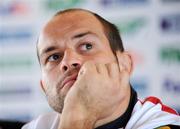 29 September 2008; Ulster captain Rory Best at a press conference for the Heineken Cup Launch. Cruzzo Restaurant, Marina Village, Malahide, Dublin. Photo by Sportsfile